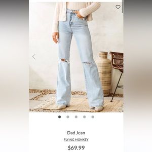 Flying Monkey Dad Jeans